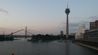 Where Can I FLY ? Travel review : Düsseldorf, Germany - View on Düsseldorf harbor and telecommunications tower