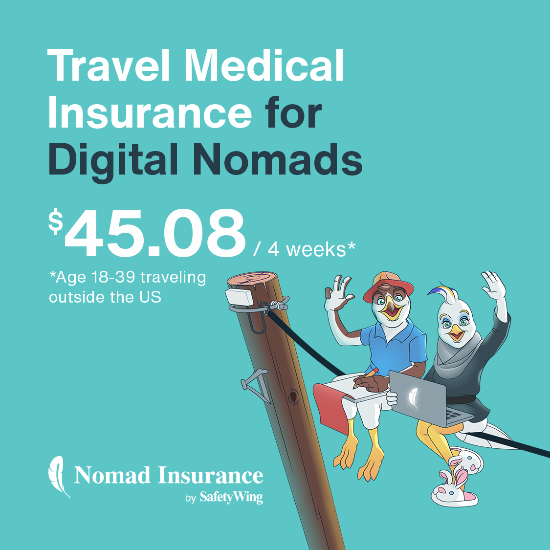 ¡Obtenga un seguro médico de viaje!
