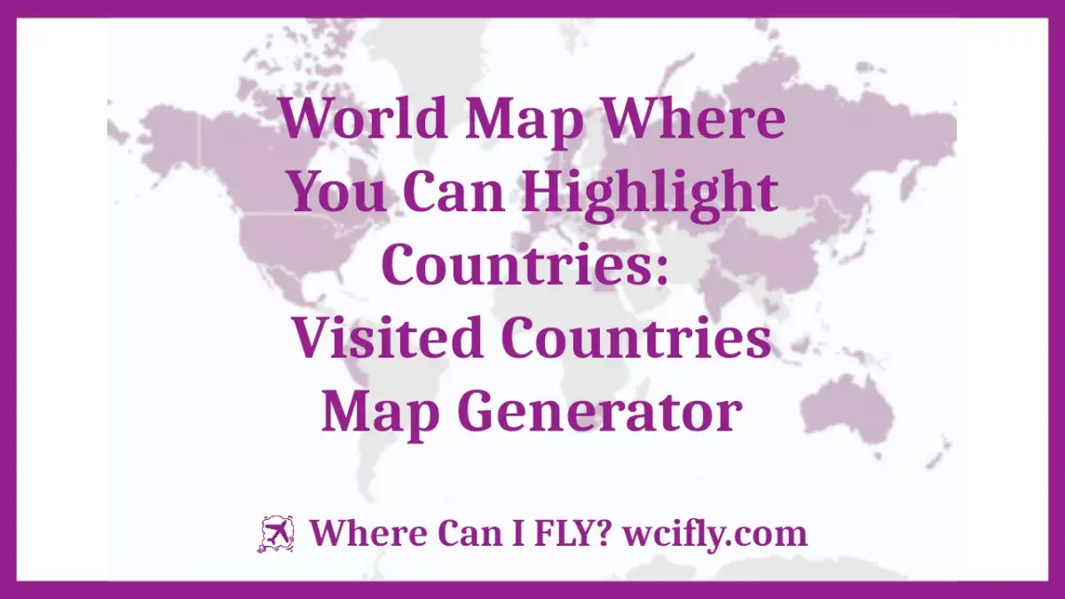 Wereldkaart waar u landen markeren: bezochte landen