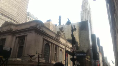 NYC Grand centrálne prehliadka zadarmo : Budova Grand central a Chrysler