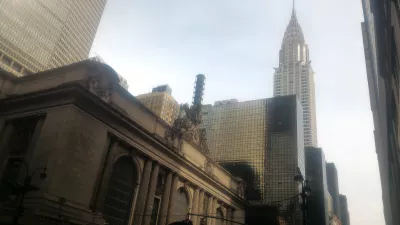 NYC Grand centrálne prehliadka zadarmo : Budova Chryslier a veľká centrálna budova