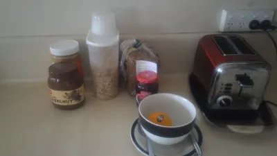 What are the best options for cheap Rotorua accommodation? : Breakfast at the AirBNB