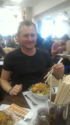 The best walking San Francisco city tour! : Having the best lunch in San Francisco at Golden Star Vietnamese restaurant