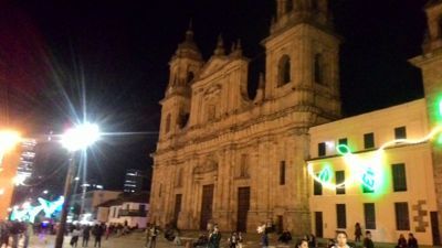 Catedral Primada de Colombia - Catedral Primada at night