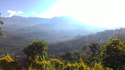 Cordillera oriental - Morning view on Cordillera oriental
