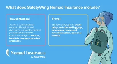 Is SafetyWing Nomad Insurance worth it? Read our reviews to find out! : What does SafetyWing Nomad Insurance include?