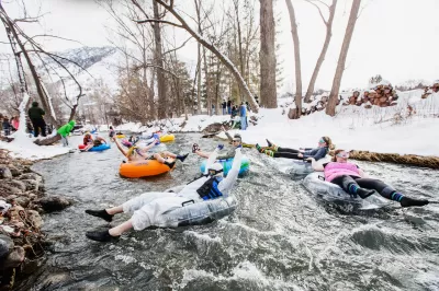 Lava Hot Springs thrives as wellness tourism recovers : The 2022 Lava Hot Springs Fire & Ice Winterfest is slated for Feb. 4-5. The family friendly winter celebration features the Portneuf River Polar Float, Kids Water Carnival, Torch Light Parade, and more. (Photo courtesy of Idaho Tourism)