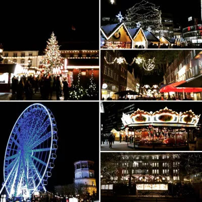 Geriausios Kalėdų rinkų Europoje Christkindlmarket : Diuseldorfo Kalėdų rinka