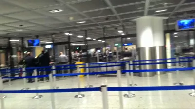 Blacklisted and safest airlines : Security check in Frankfurt airport