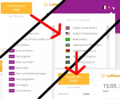 Change sales country to get cheaper flights tickets in 3 easy steps