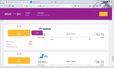 Thay đổi quốc gia bán hàng để có được vé máy bay rẻ hơn trong 3 bước đơn giản : Chuyến bay từ Warsaw đến Kiev qua Athens với giá $ 187 trên các công ty du lịch Ba Lan
