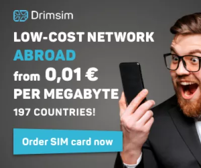 Tarjeta SIM internacional prepaga de Drimsim : Tarjeta SIM internacional prepaga de Drimsim