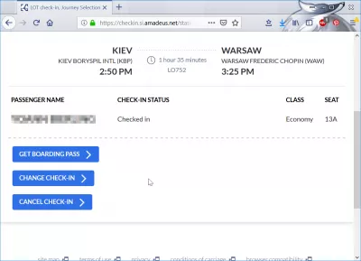 LOT polské letecké společnosti online check in: měli byste to použít? : LOT polské letecké společnosti zkontrolovat obrazovku