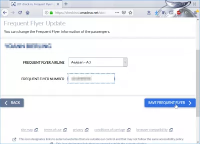 LOT Polish airlines online check in: should you use it? : Frequent flyer details