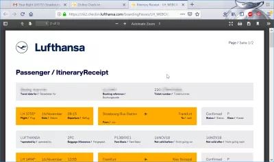 Paano naproseso ang Lufthansa web check? : Lufthansa check in