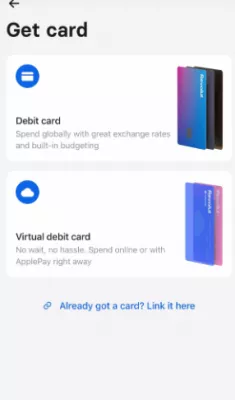 Revolut. Recenze nejlepšího peněžního systému pro zahraniční převody, cestování a investice : Virtuální debetní fyzická karta Revolut