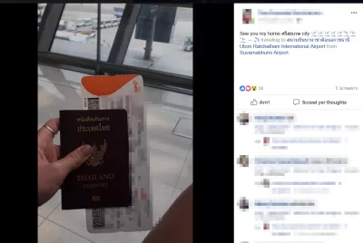 Cómo compartir adecuadamente la tarjeta de embarque en las redes sociales. : Imagen de la tarjeta de embarque debidamente modificada para evitar la cancelación del vuelo.
