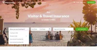 Checklist to compare travel insurance effectively : Select details for travel insurance quote creation