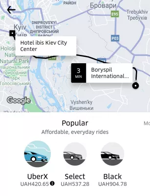 Cara menggunakan Uber : Cara menggunakan Uber