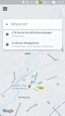 Cách sử dụng Uber : Uber hoạt động như thế nào for passengers - Uber main screen