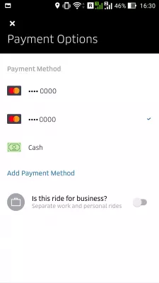 Kā lietot Uber : Pay Uber ar skaidras naudas maksāšanas iespēju