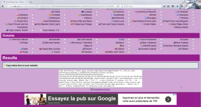 Khariidada Aduunka Halka Aad Ka Muujin Karto Wadamada: Generated Map Generator Map : Xidhiidh toos ah oo sawir ah ama cinwaanka si aad u dhajiso websaydh