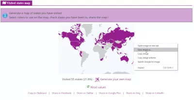 Mapa mundial donde puede resaltar países: generador de mapas de países visitados : Mapa con los países que he visitado hasta 2024 listo para ser impreso o compartido en Facebook