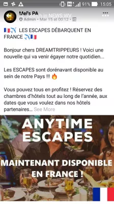 Worldventures Dreamtrips: anmeldelse og priser Tjek! : Annonce til DreamTrips AnytimeEscape i Paris