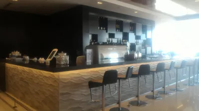 Salón Air Nueva Zelanda aeropuerto de Auckland revisado! : Bar salón