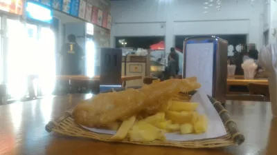 Billiga och gratis saker att göra i Rotorua : Best fish and chips in Nya Zeeland - and cheapest