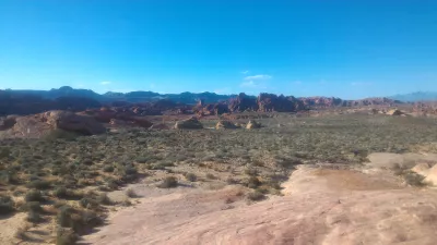 Cosas baratas y gratis para hacer en Las Vegas Nevada : Colorido paisaje desértico en el valle de fuego