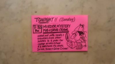 Funcheapsf - que sont les activités gratuites et bon marché de SF? : Meurtre Mystery Pub & Grub Crawl Advertisment