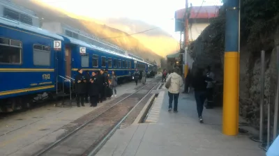 چگونه از Cusco به Machu Picchu برسیم : از Cusco به Machu Picchu در Ollantaytambo با قطار