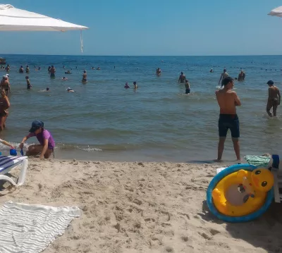 Odessa, noćni život Ukrajine - što je najbolji bazen stranka Odessa? : Pristup plaži iz plivačkog kluba Ibiza