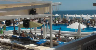 Odessa, noćni život Ukrajine - što je najbolji bazen stranka Odessa? : Dnevni bazen u klubu Itaka Beach Odessa