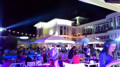 Odessa, Ukraine nightlife – what is the best pool party Odessa? : Night pool party Odessa in Park Residence beach club