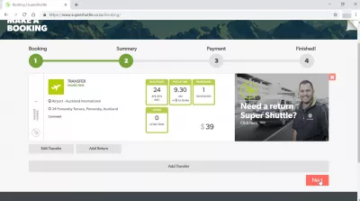 Auckland'dan havaalanına şehre süper servis nasıl? : Rezervasyon detayları incelemesi