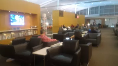 Should you visit the Air Canada Maple Leaf lounge Toronto airport? : Seating area of the lounge