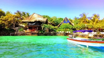 Where To Go On Holiday This Year ? : Pirate island in Rosario islands archipelago, Cartagena, Colombia