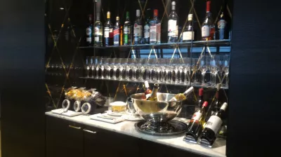 Aspire Lounge à l'aéroport de Zurich : Grand choix au bar