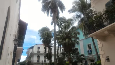A 2 hours walk in Casco Viejo, Panama city : Palms and Casco Antiguo