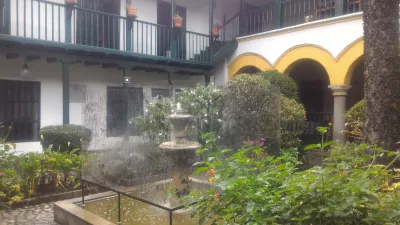 How is the Free walking tour in Bogotá? : First garden in Rufino Jose Cuervo house