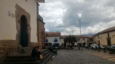 How Is The Free Walking Tour In Cusco? : San Blas square