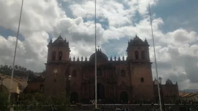 How Is The Free Walking Tour In Cusco? : Cuzco Christian cathedral