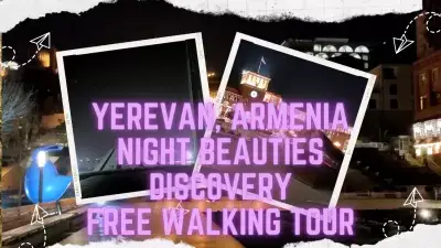 Descubre las bellezas nocturnas de Ereván con un recorrido guiado gratuito para caminar