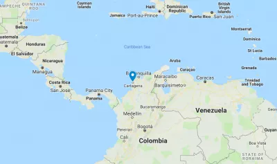 Une semaine de rêve à Carthagène des Indes, en Colombie : Carthagène des Indes sur la carte