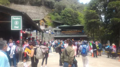 How Is A 1 Day Trip To Machu Picchu, Peru? : Machu Picchu welcome area