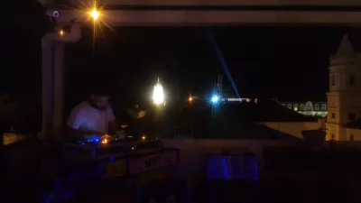 What makes the Pub crawl Panama one of the best? : DJ on Tantalo rooftop bar Panama City