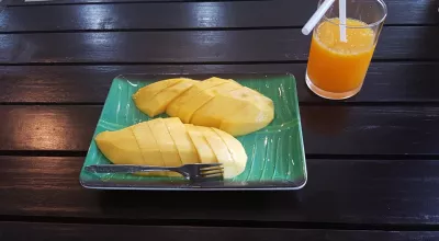Thailand holiday : part four, Khao Sok and Trang : Delicious Thai mangoes 