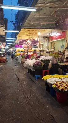 Thailand holiday: 3rd day, Bangkok center : Flower market 